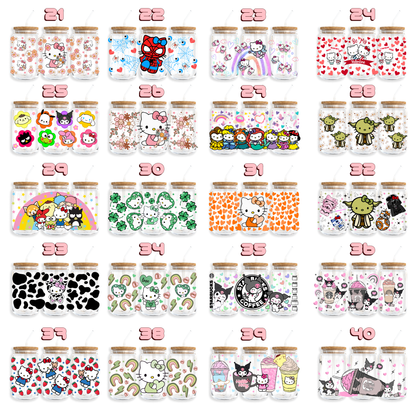 HK Bundle - 16oz PNG Cup Wrap Bundle | Instant Digital Download