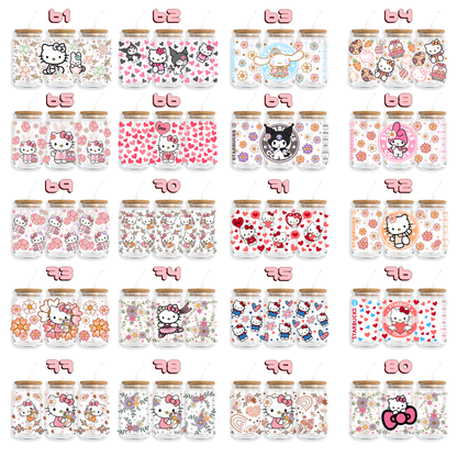 HK Bundle - 16oz PNG Cup Wrap Bundle | Instant Digital Download